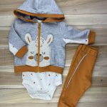 ست 3 تکه نیلی طرح لاما