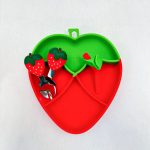 لیتل وانس غذا خوری سیلیکونی توت فرنگی